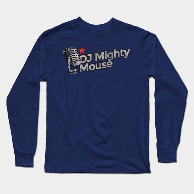 DJ Mighty Mouse - Rest In Peace Vintage Long Sleeve T-Shirt by G-THE BOX